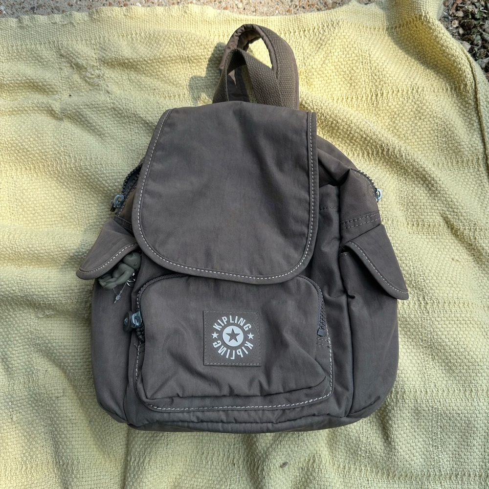Kipling Brown Backpack with Classic Design